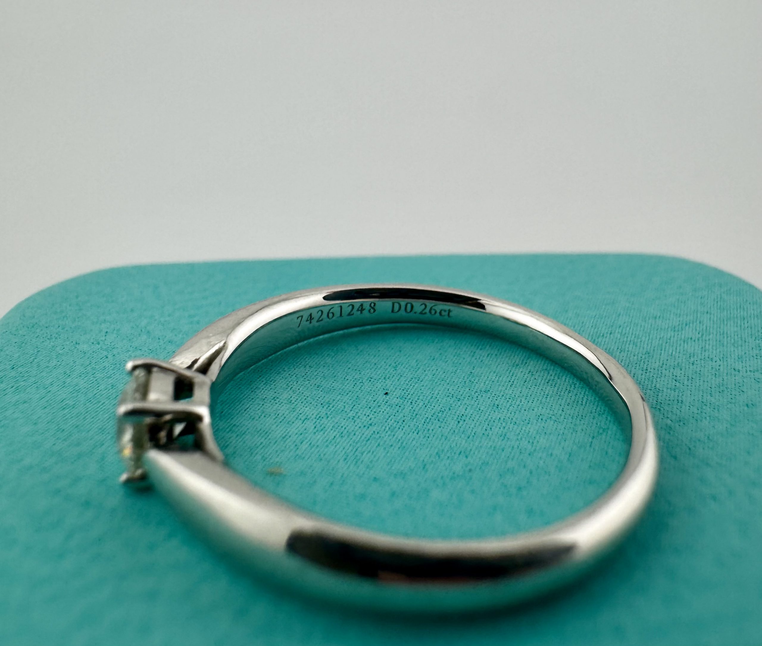 Tiffany & Co Harmony Ring - Platin 950 - Gr. 51,5 - 0,26ct – Bild 6