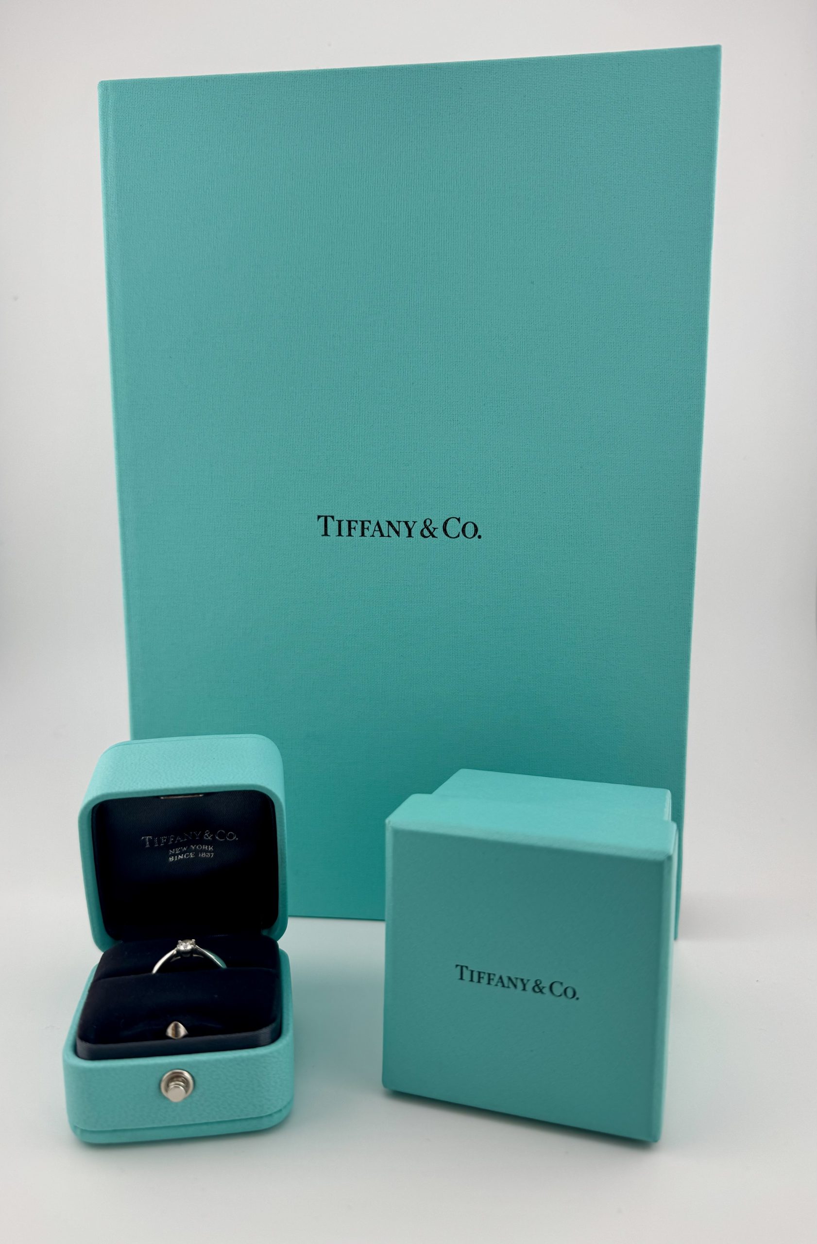 Tiffany & Co Harmony Ring - Platin 950 - Gr. 51,5 - 0,26ct – Bild 9