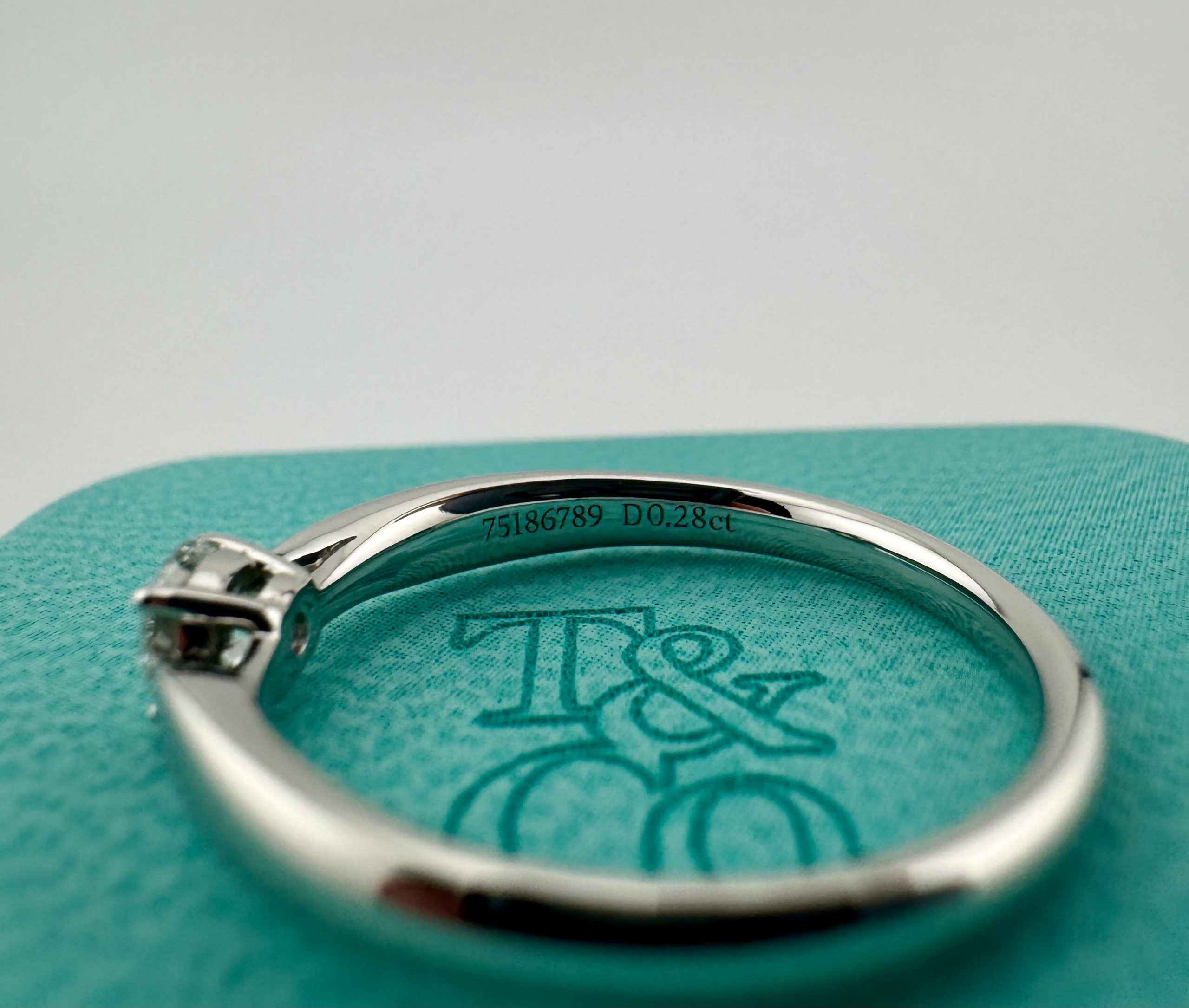 Tiffany & Co Harmony Ring - Platin 950 - Gr. 51,5 - 0,28ct – Bild 5