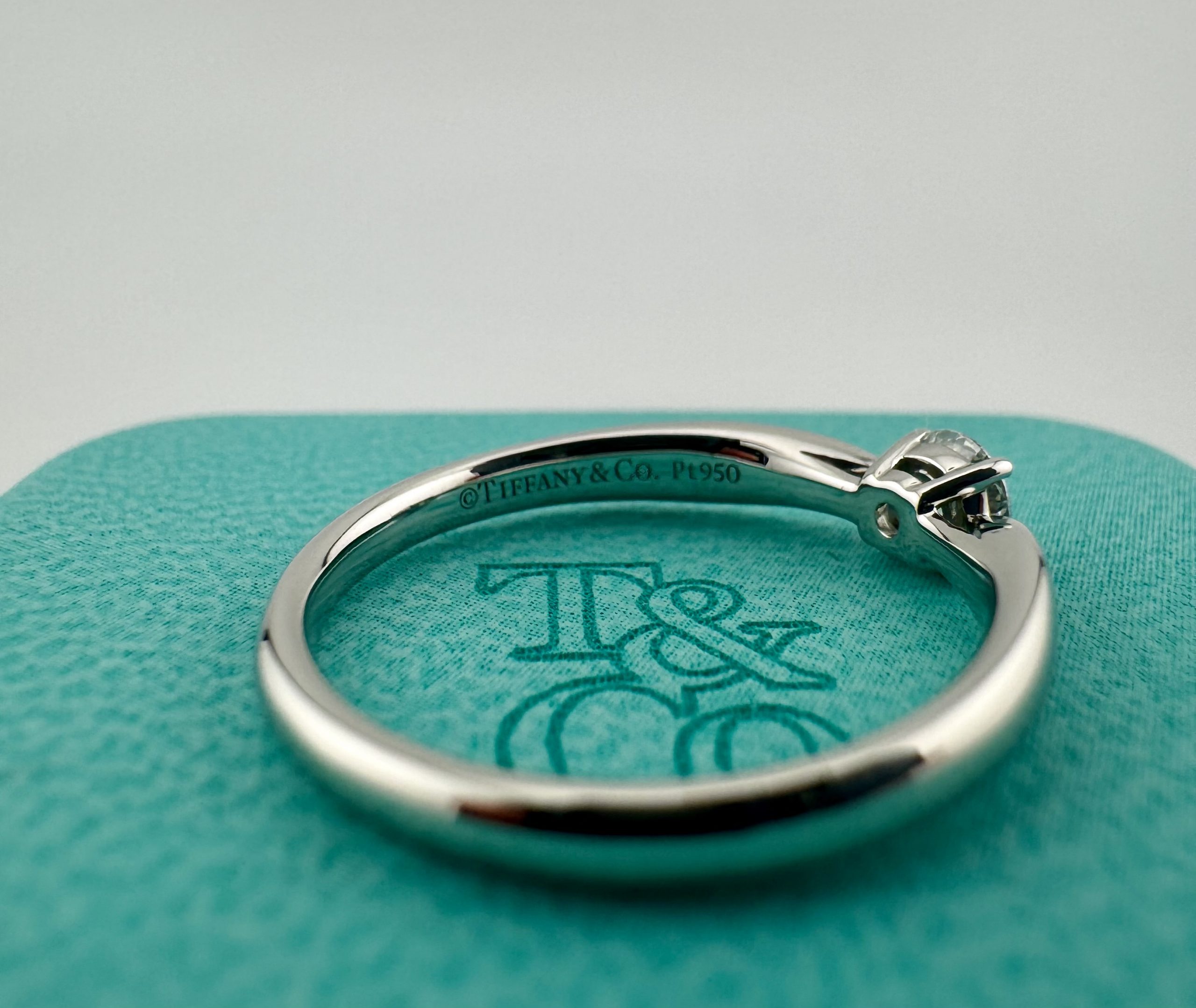 Tiffany & Co Harmony Ring - Platin 950 - Gr. 51,5 - 0,28ct – Bild 6