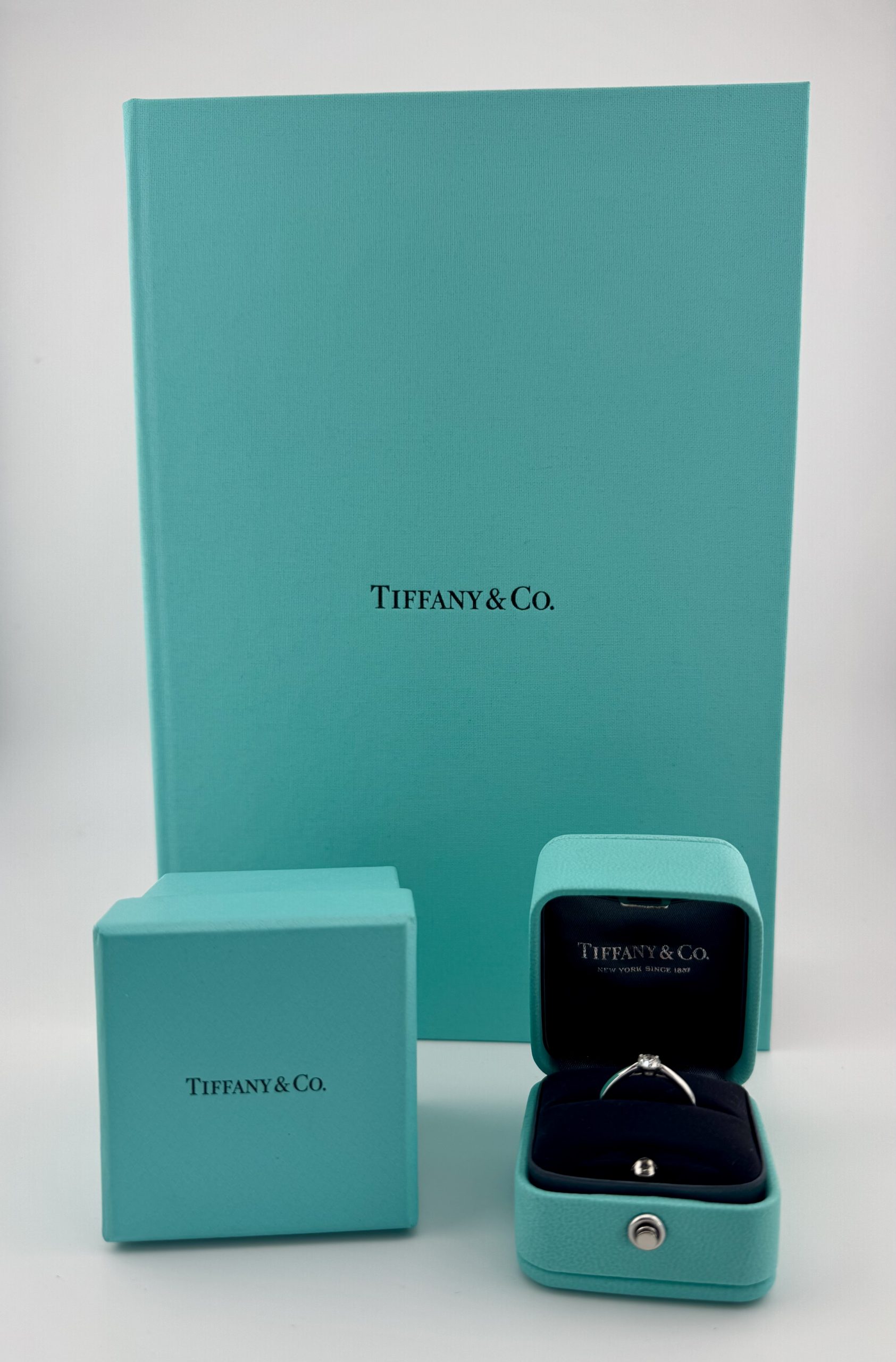 Tiffany & Co Harmony Ring - Platin 950 - Gr. 51,5 - 0,28ct – Bild 9